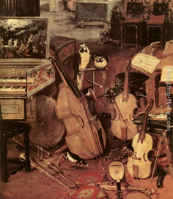 Jan the elder Brueghel The Sense of Hearing [detail 1]